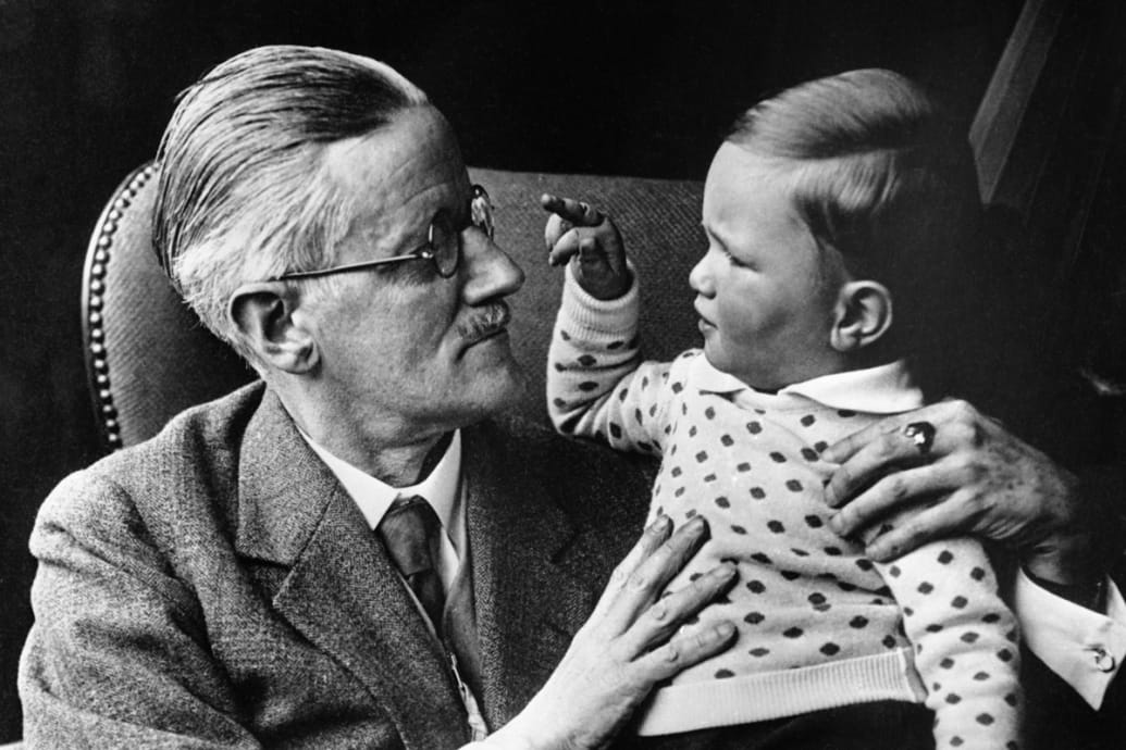 James Joyce and Stephen Joyce